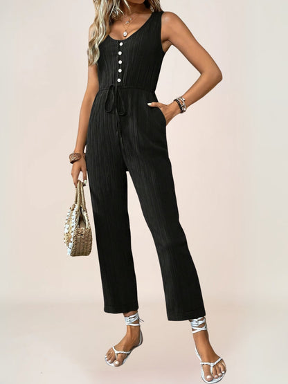 Syra Combinaison Casual-Chic Plissée