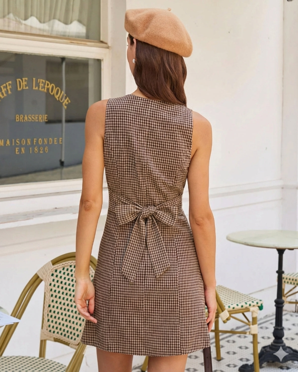 Lina Mini-robe à Carreaux