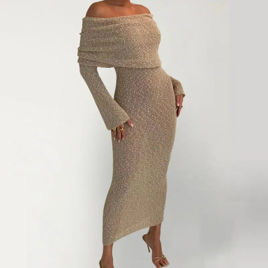 Robe de plage longue à col creux légère - ComfySweet