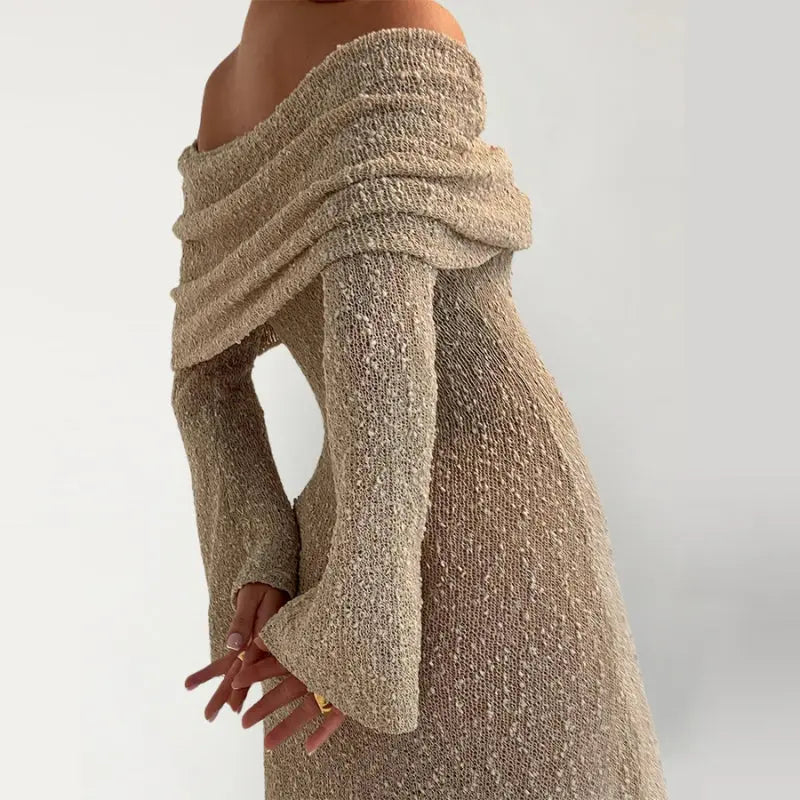 Robe de plage longue à col creux légère - ComfySweet