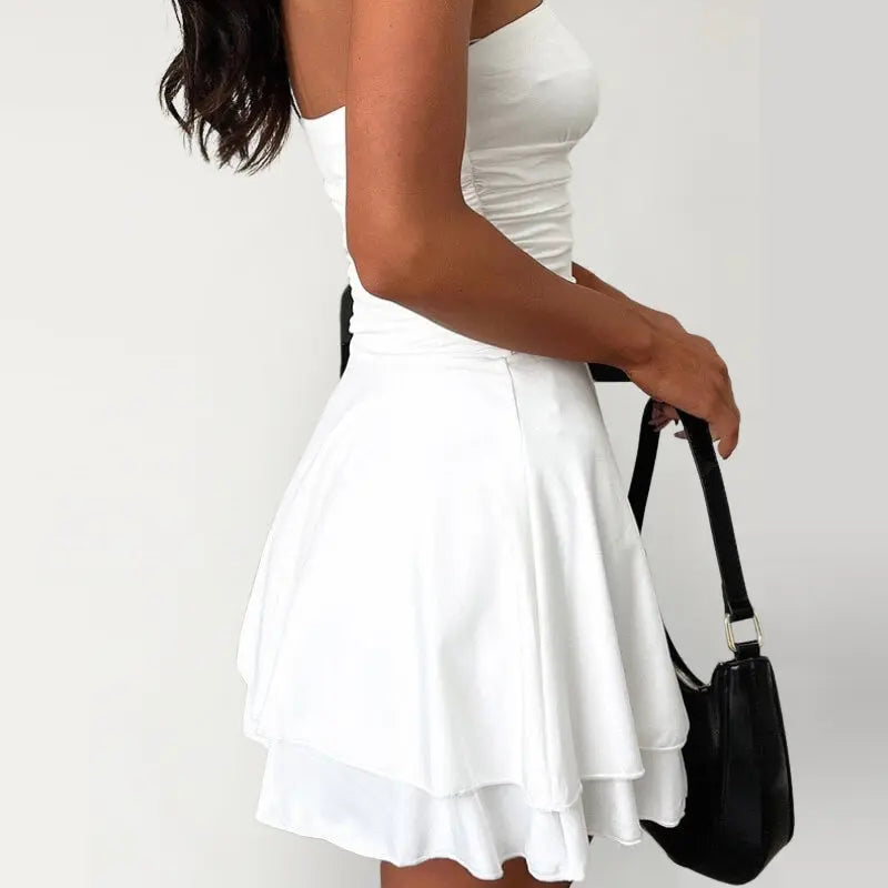 Robe bustier en satin courte et élégante - ComfySweet