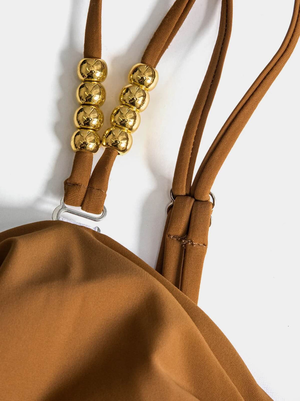 Maillot 1 Pièce Écru Bretelles Ajustables