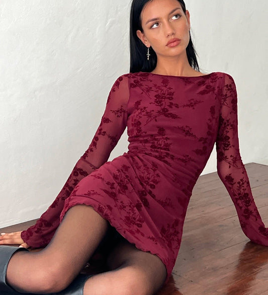 Mini robe à manches longues Vesper - ComfySweet