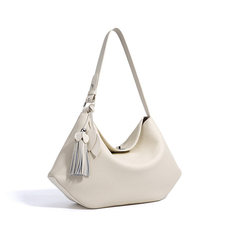 Sac hobo cuir véritable minimaliste