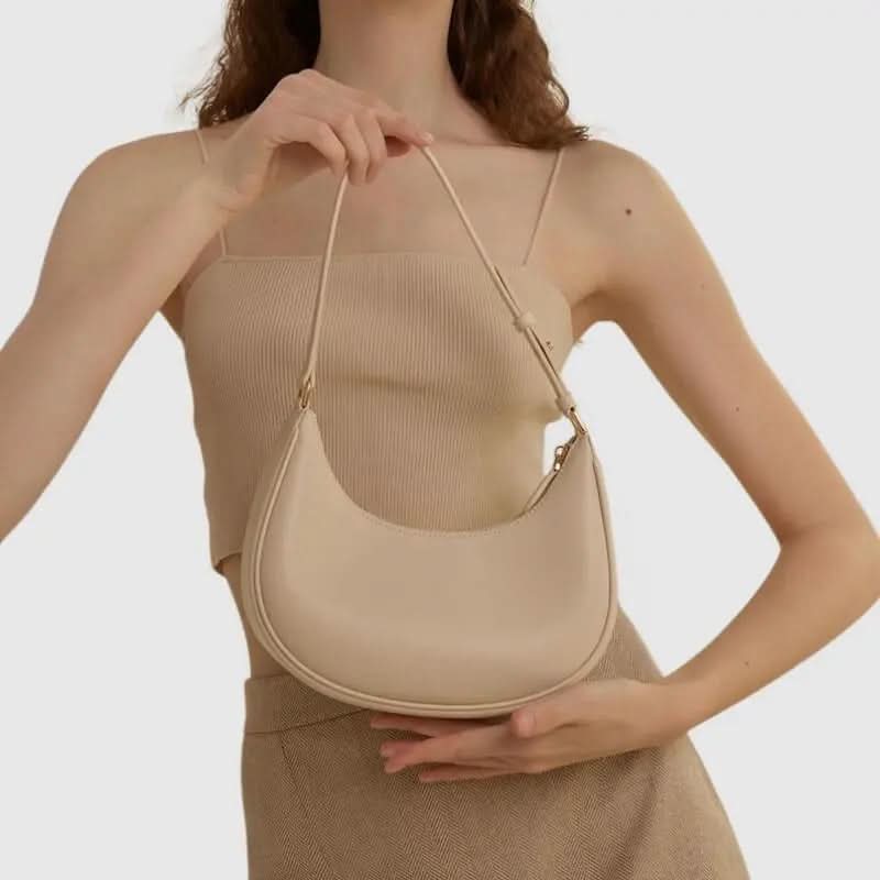 Alba Sac Hobo en Cuir Véritable - ComfySweet