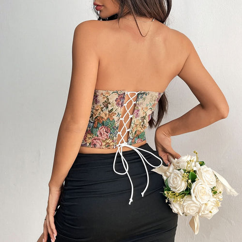 Bustier Corset Y2K Vintage - ComfySweet