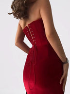 Caléa Robe Midi Bustier - ComfySweet