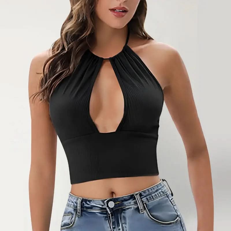 Camisole Halter Ouverture Goutte - ComfySweet