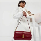 Cassia Sac Baguette Cuir Véritable - ComfySweet