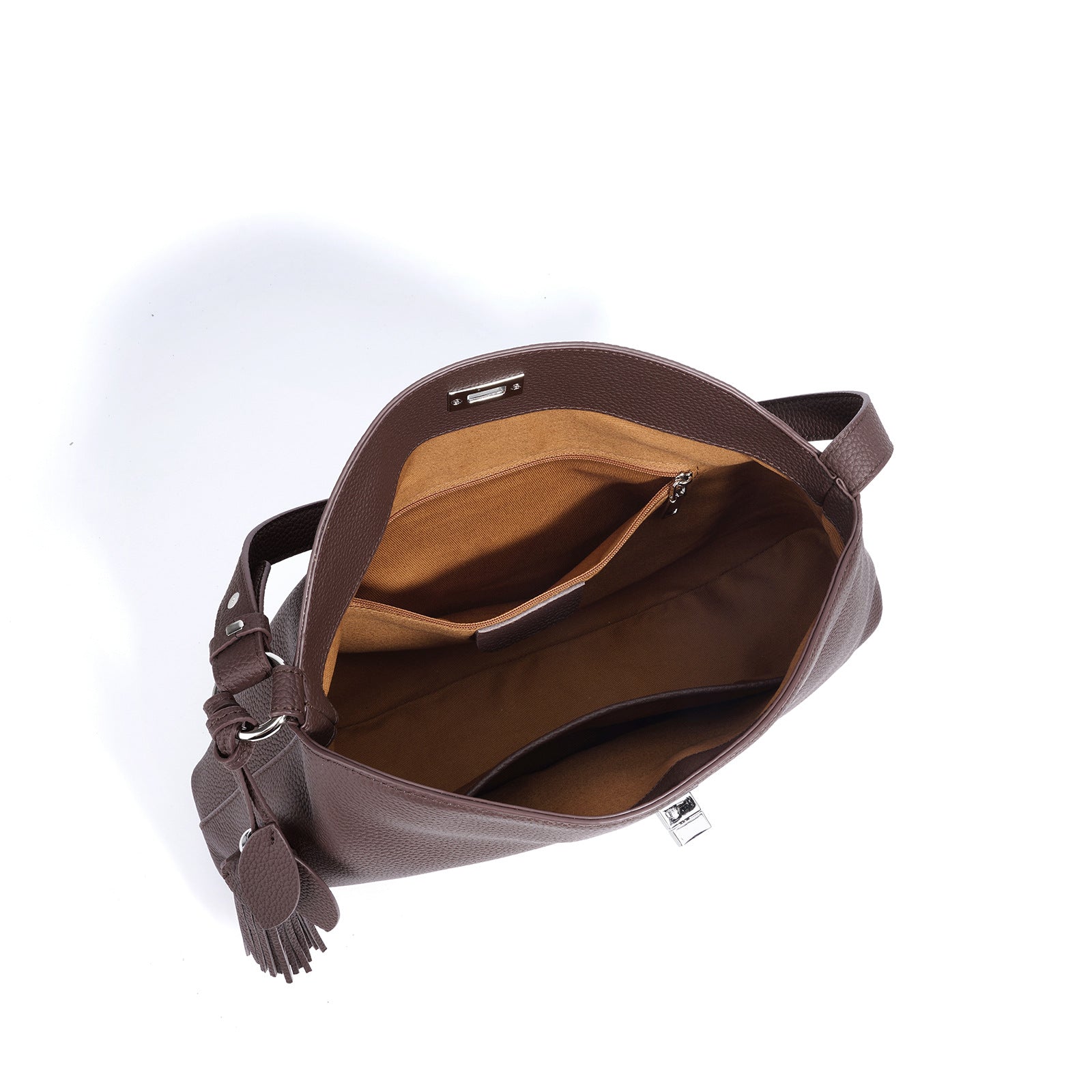 Sac hobo cuir véritable minimaliste