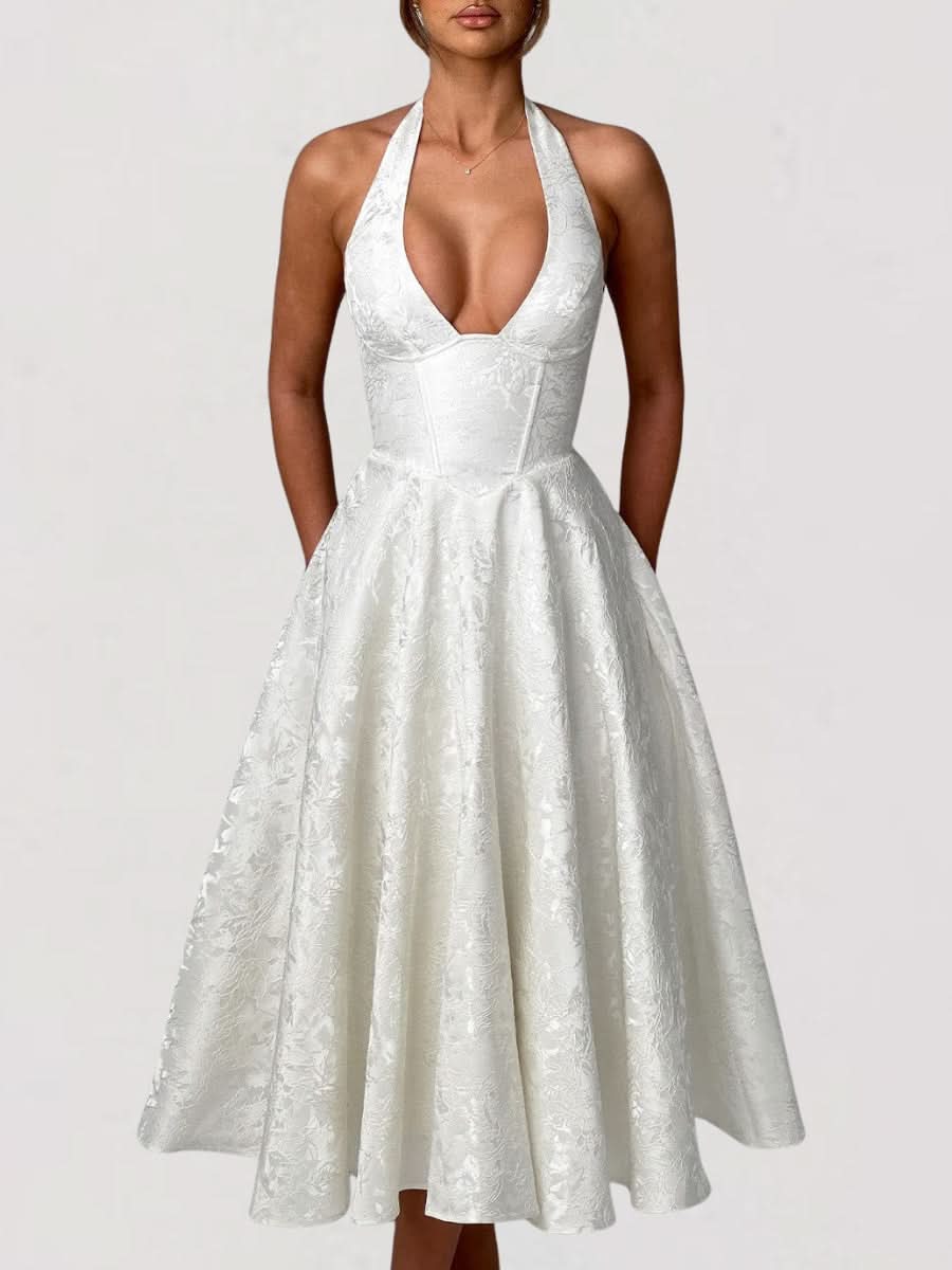 Celesta Robe Midi Baleines - ComfySweet