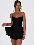 Celestia Mini Robe Satin - ComfySweet