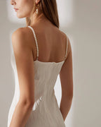 Camille Robe camisole à texture ondulée