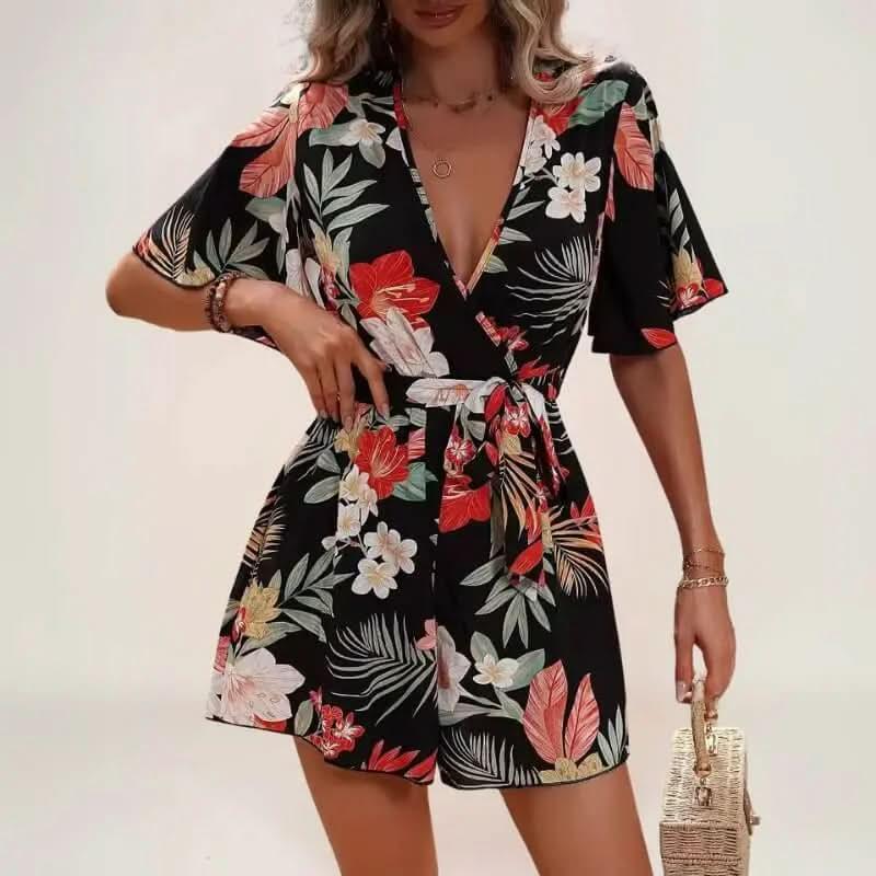 Elea Combishort bohème Cache - Coeur - ComfySweet