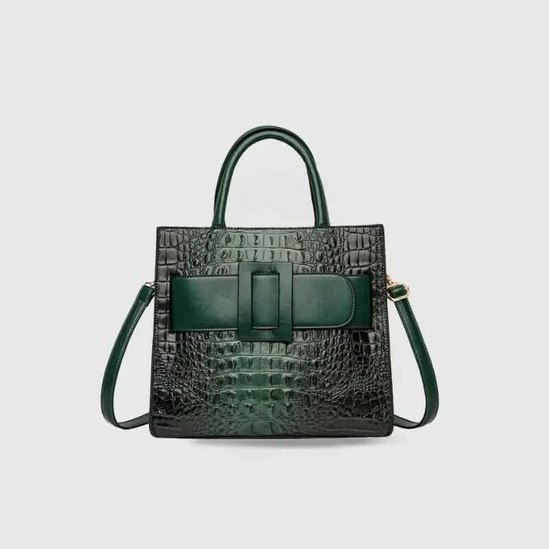 Elva Sac Carré en Cuir Véritable - ComfySweet