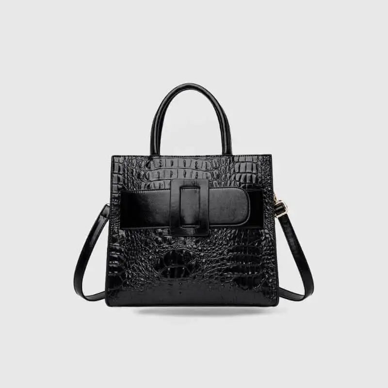 Elva Sac Carré en Cuir Véritable - ComfySweet