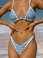 Elyra Bikini 2 Pièces Triangle Méditerranéen - ComfySweet