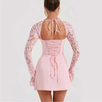 Elysia Robe à Corset Dentelle - ComfySweet