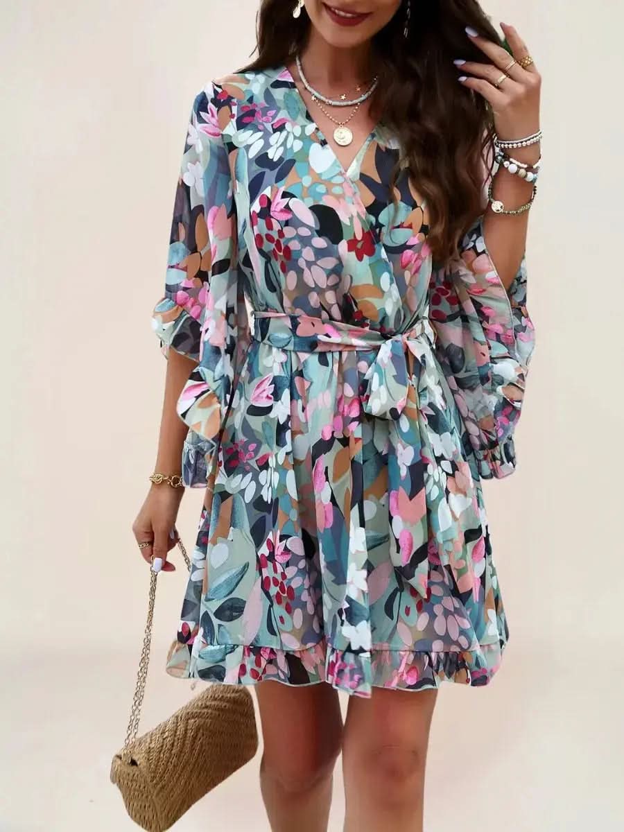 Emma Robe Portefeuille Bohème - ComfySweet