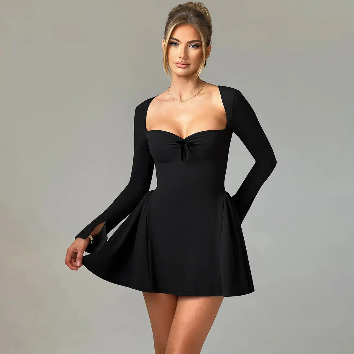 Robe Impératrice à décolleté structuré - ComfySweet