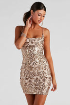 Taelya Mini Robe Sequins