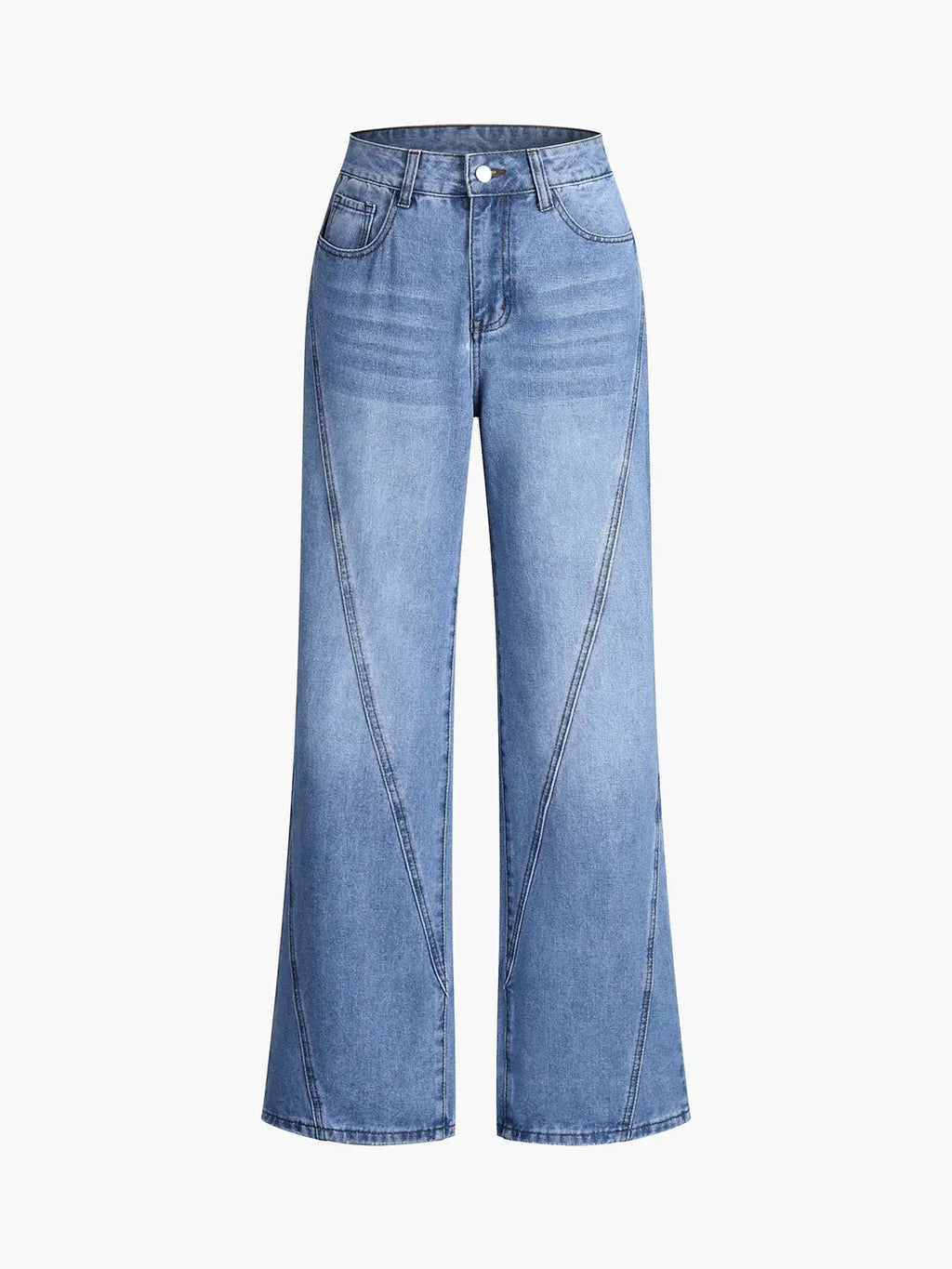 Jean Droit Casual taille haute - jean