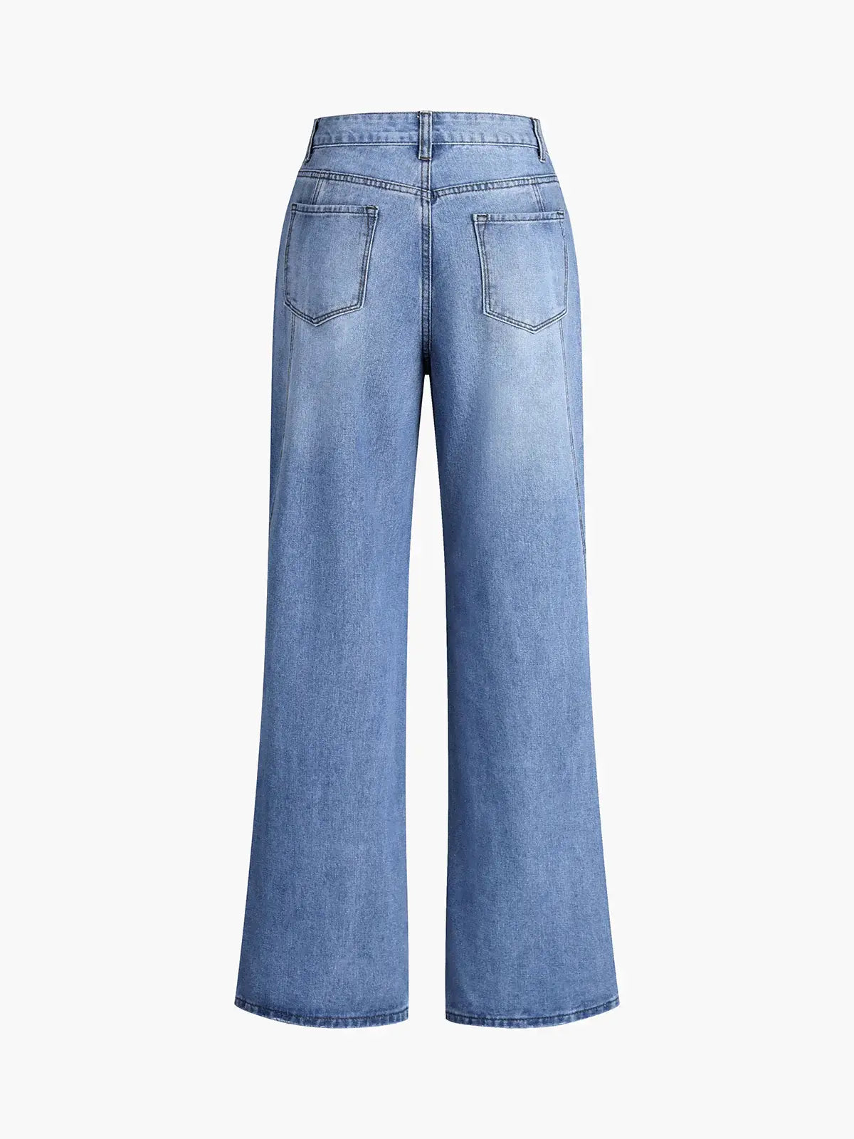 Jean Droit Casual taille haute - jean