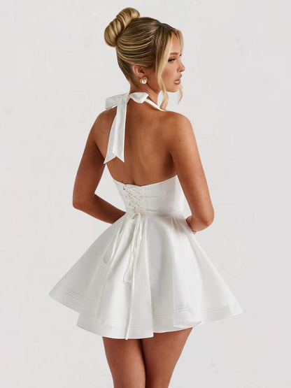 Kira Robe Courte Halter - ComfySweet