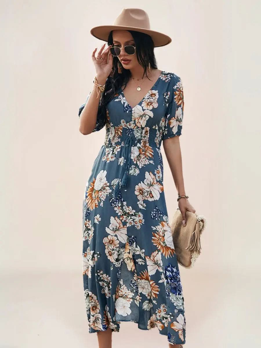 Léa Robe Midi Bohème - ComfySweet