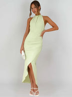 Mirena Robe Longue Halter - ComfySweet