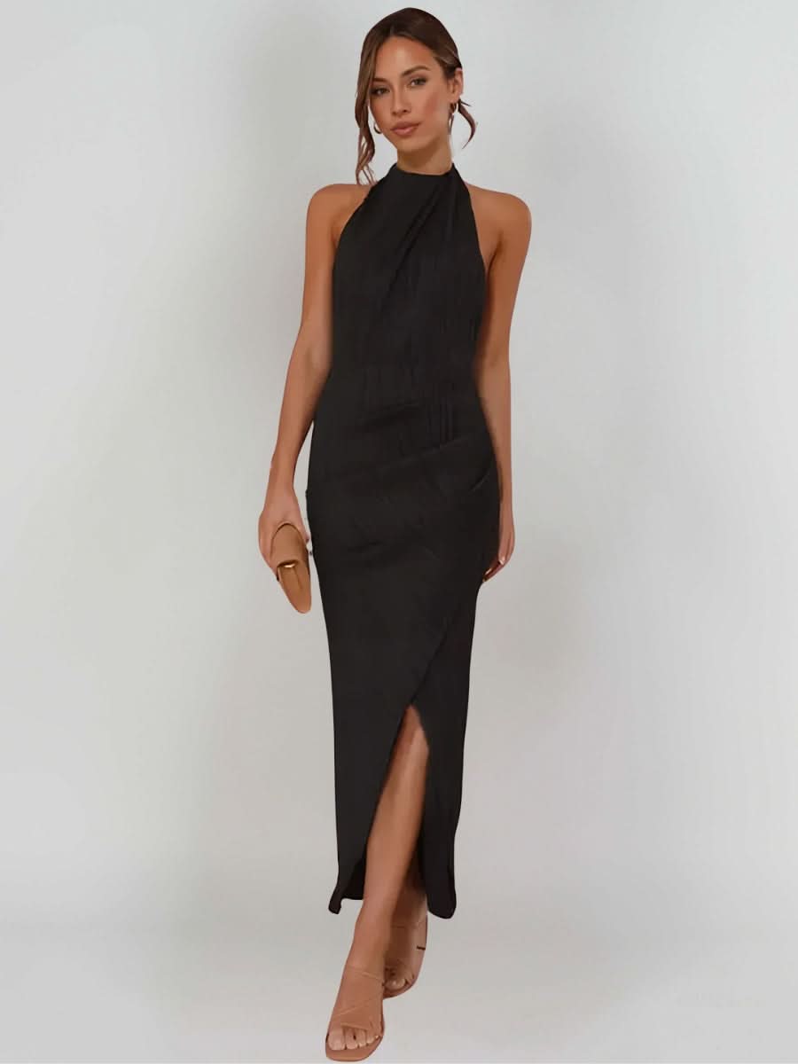 Mirena Robe Longue Halter - ComfySweet