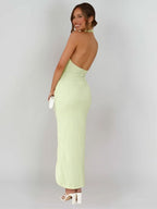 Mirena Robe Longue Halter - ComfySweet