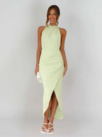 Mirena Robe Longue Halter - ComfySweet