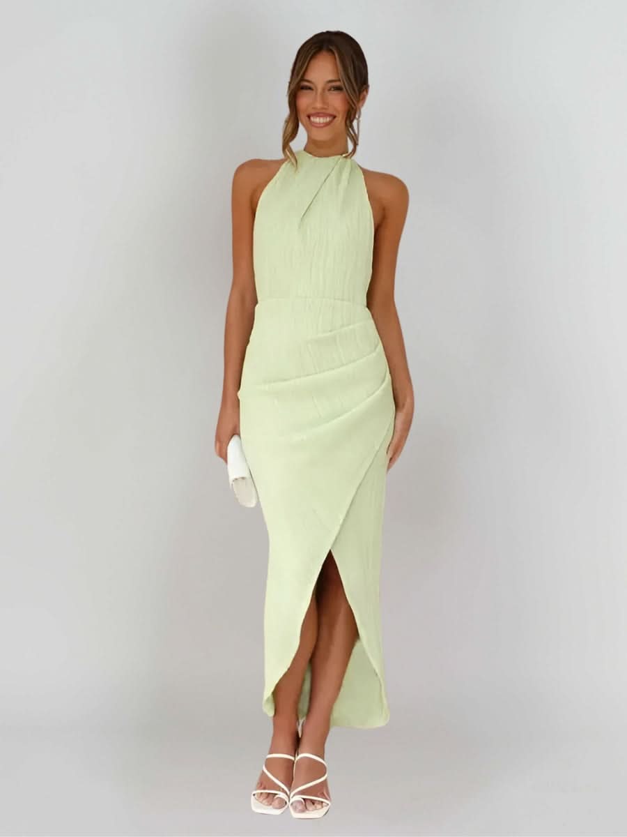 Mirena Robe Longue Halter - ComfySweet