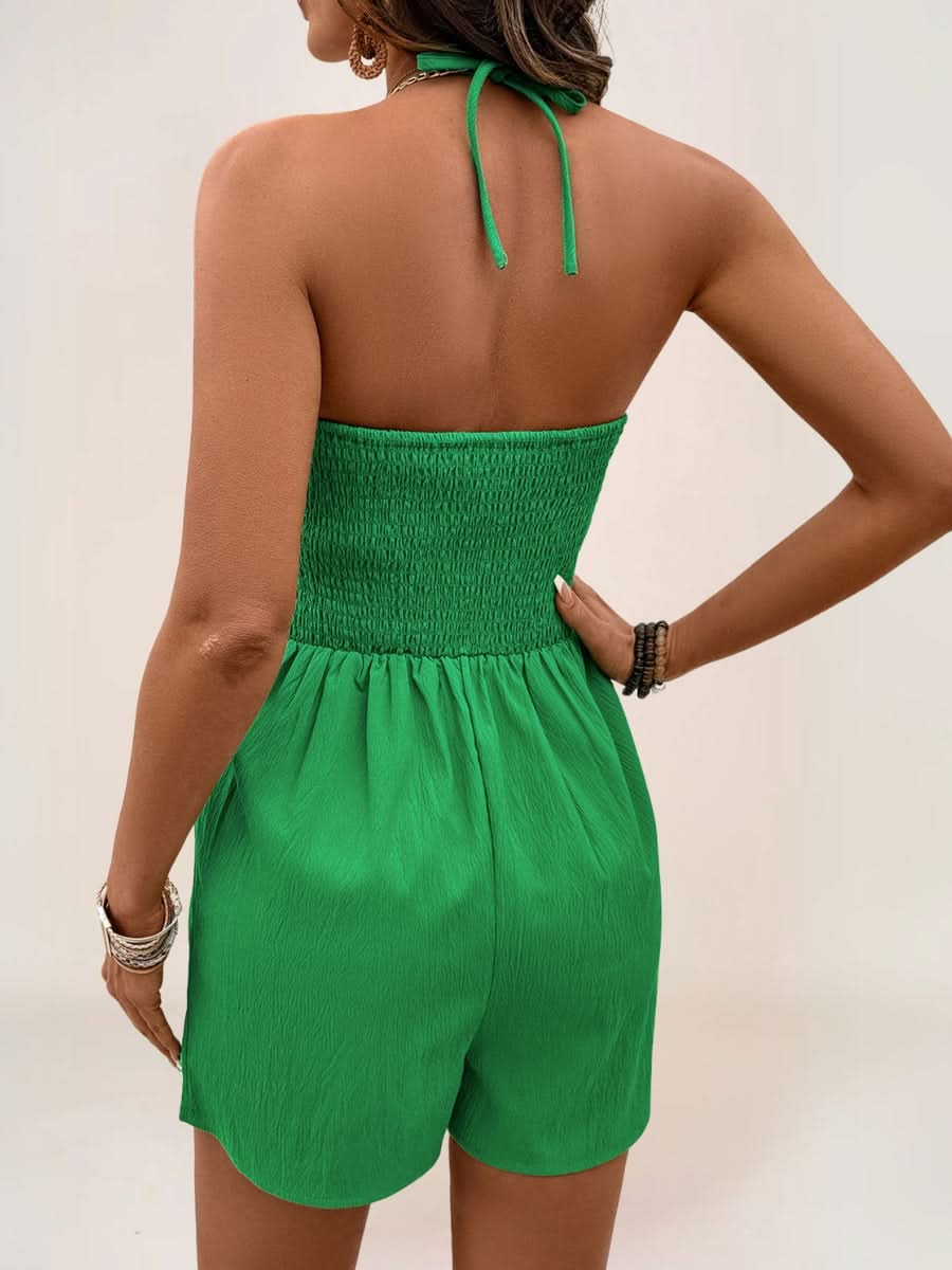 Naya Combishort Halter Papillon Dos - Nu - ComfySweet