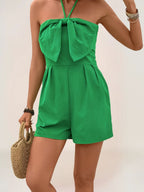 Naya Combishort Halter Papillon Dos - Nu - ComfySweet