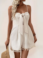 Nerissa Combishort Bohème Bustier Nœud - ComfySweet