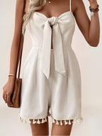 Nerissa Combishort Bohème Bustier Nœud - ComfySweet