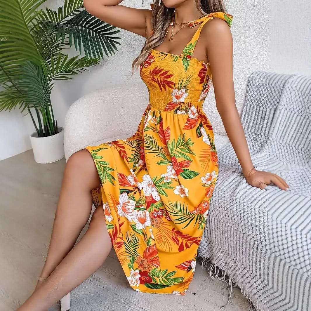 Noélia Robe Midi Bohème - ComfySweet