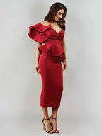 Ophélia Robe Midi Bustier - ComfySweet