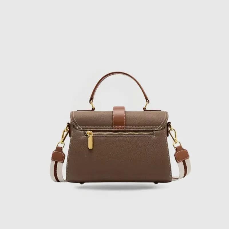 Oria Sac Cartable en Cuir Brun - ComfySweet