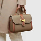 Oria Sac Cartable en Cuir Brun - ComfySweet