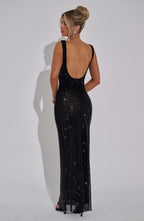 Nalia Robe Maxi Sequins