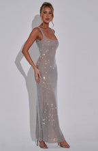 Nalia Robe Maxi Sequins