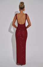 Nalia Robe Maxi Sequins
