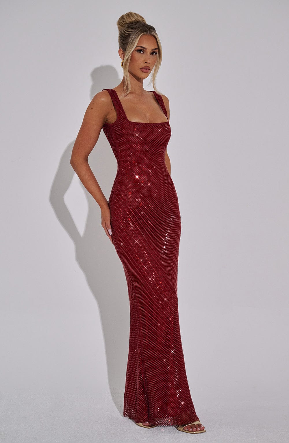Nalia Robe Maxi Sequins