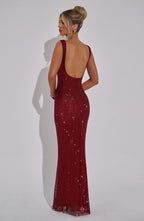 Nalia Robe Maxi Sequins