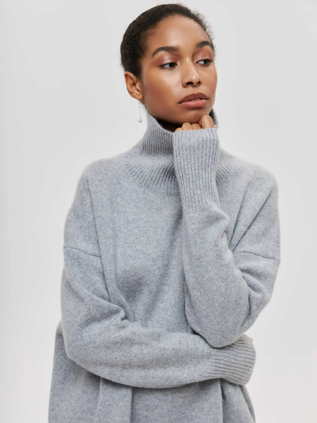 Pull col roulé oversize - pul
