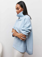 Pull col roulé oversize - pul