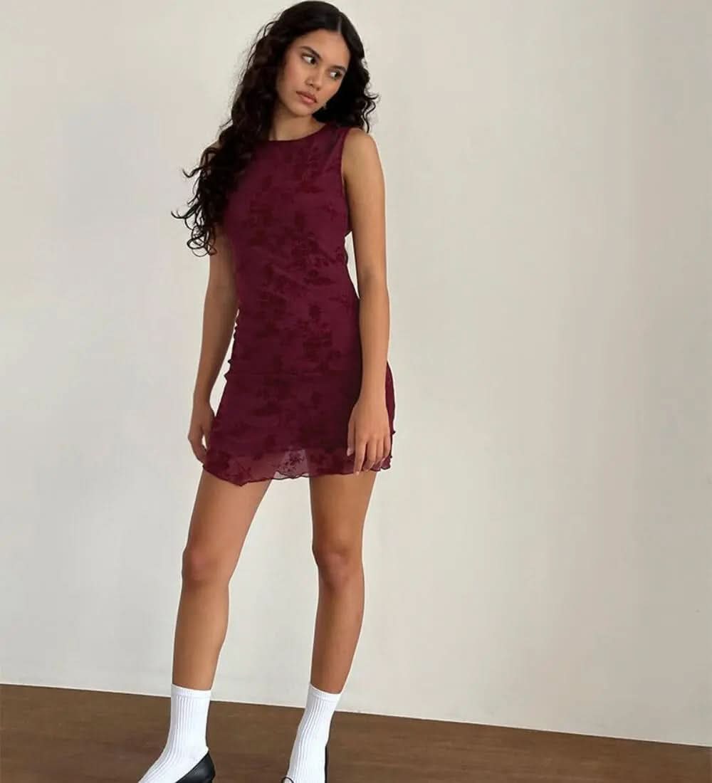 Ruby Robe Mini Brodée - ComfySweet